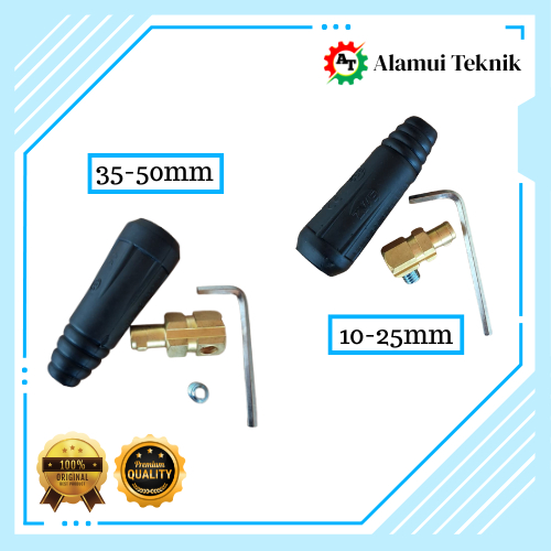 WIPRO - Konektor Kabel Las / Connector Cable Male 10-25mm Dan 35-50mm