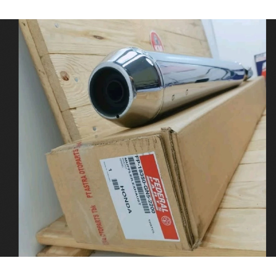 Knalpot Honda Astrea Grand Impressa Legenda Federal FP-18350-GN5-2200