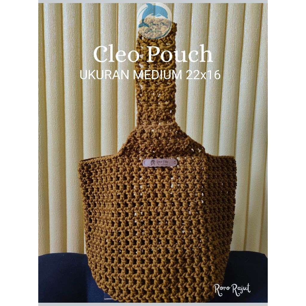 •Cleo Pouch• Handbag crochet tas rajut net bag rajut handmade premium | Ready stock