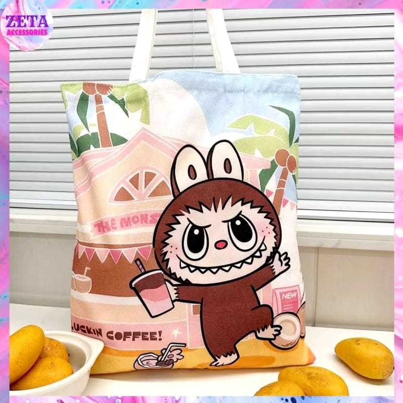 Totebag tas jinjing tas wanita tas sekolah kuliah kerja traveling