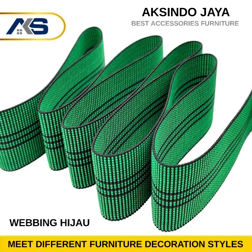 KARET SOFA / WEBBING SOFA / SOFA WEBBING ELASTIK / 5M / 10M / 15M / 1 ROLL 25M / WEBBING KURSI SOFA