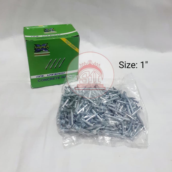 Paku Beton ViperX ukuran 1" – Paku Tembok Baja Kuat