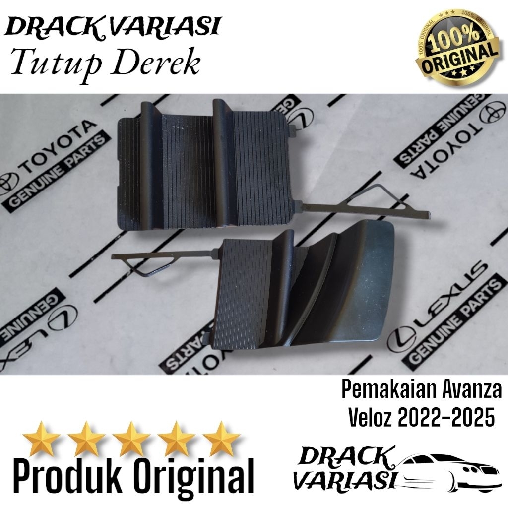 Tutup Derek Towing Depan Veloz 2022-2023 Original // TOWING TUTUP DERREK BEMPER MOBIL TOYOTA ALL NEW