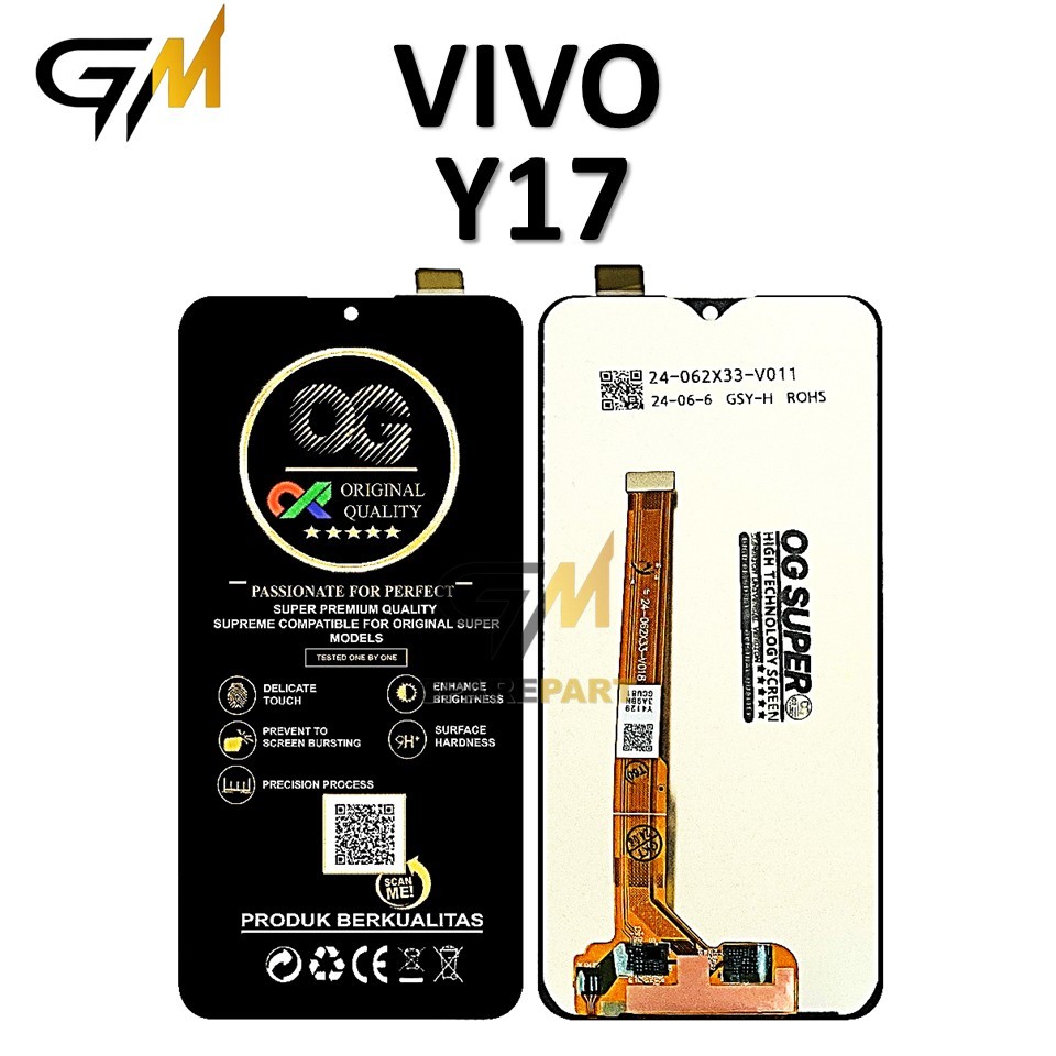 LCD TOUCHSCREEN VIVO Y17 ORIGINAL 100% FULLSET