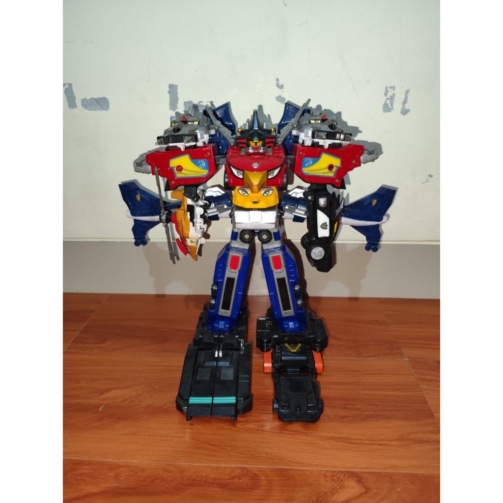Mainan Robot DX High Octane Megazord Zenith Megazord SkyRev Megazord Zord Power Rangers RPM EngineOh