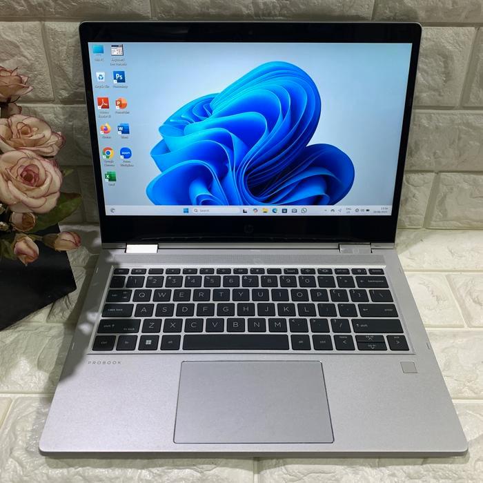HP Elitebook X360 435 G8 2in1 Layar Lipat Touchscreen AMD Ryzen 5 5600u & 7 5800u RAM 16GB SSD Windo