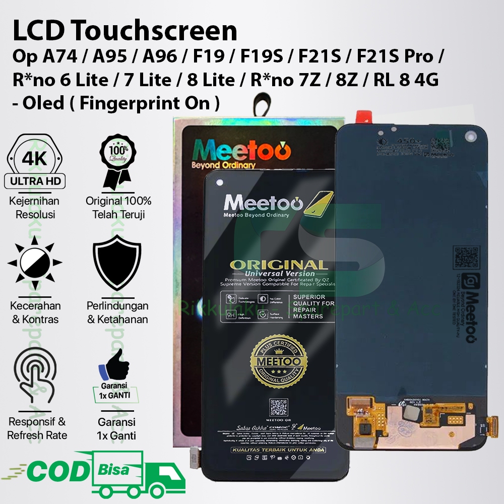 LCD OP A74 4G / A95 4G / A96 5G / F19 / F19S / F21 PRO / F21S PRO / REN0 6 LITE / 7 LITE / 8 LITE / 