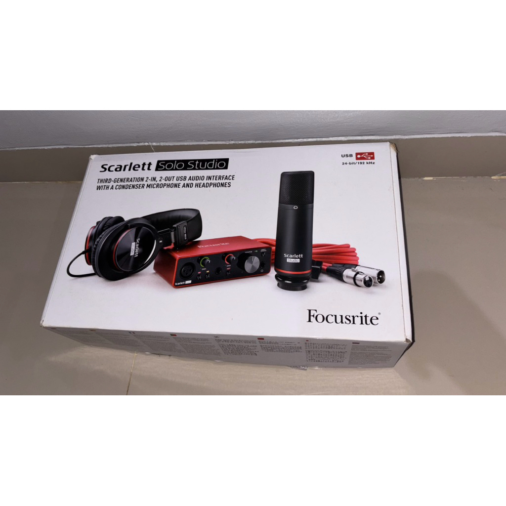 Focusrite Scarlett Microphone Solo Studio 2i2