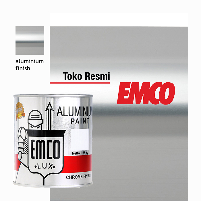 Cat Kayu Besi EMCO Aluminium Paint / Cat Besi Anti Karat