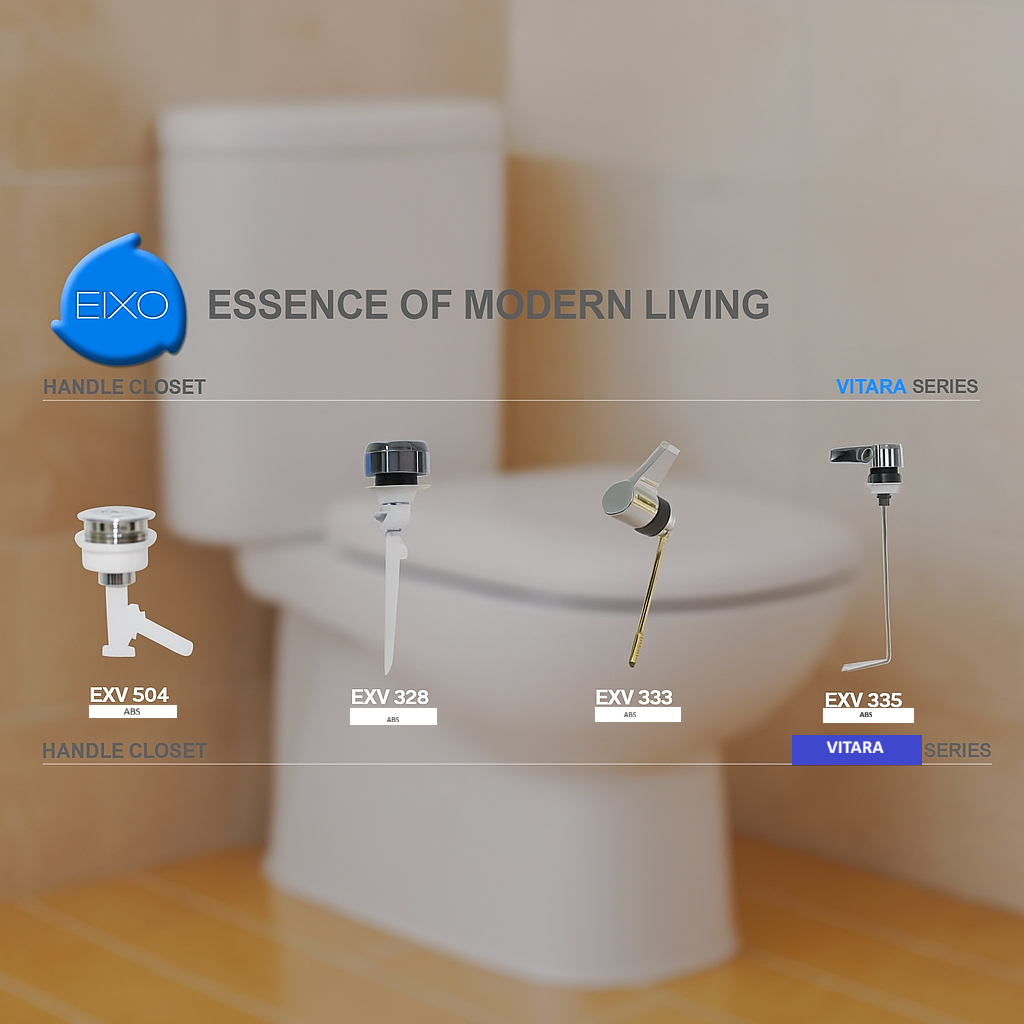 Aneka Handle Closet Universal Engkol Samping Pencet Atas EIXO Vitara