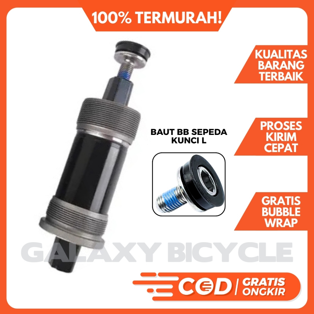 Baut BB Sepeda Kunci L Baut Penutup Crank Bottom Bracket Sepeda Lipat MTB Roadbike DLL