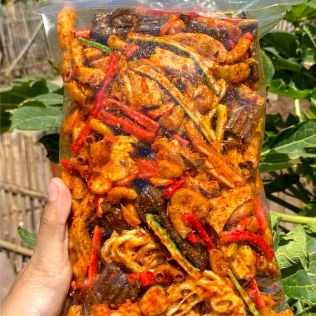 

Kerupuk seblak campur mix jengkol,rafael,beton,makaroni 1kg