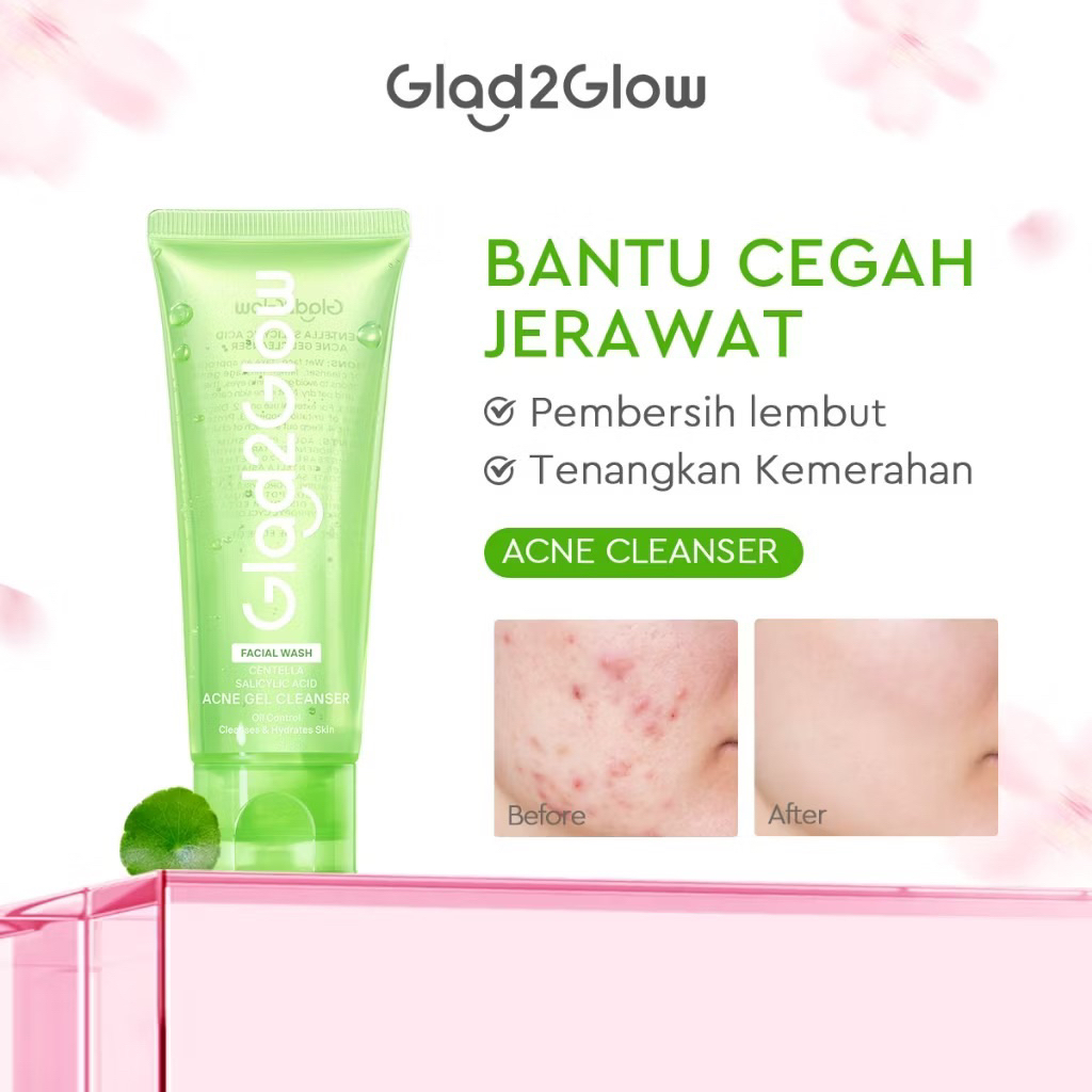 Glad2Glow G2G Face Wash | G2G Blueberry Facial Cleanser | Cleanser G2G | Face Wash G2G | Facial Wash