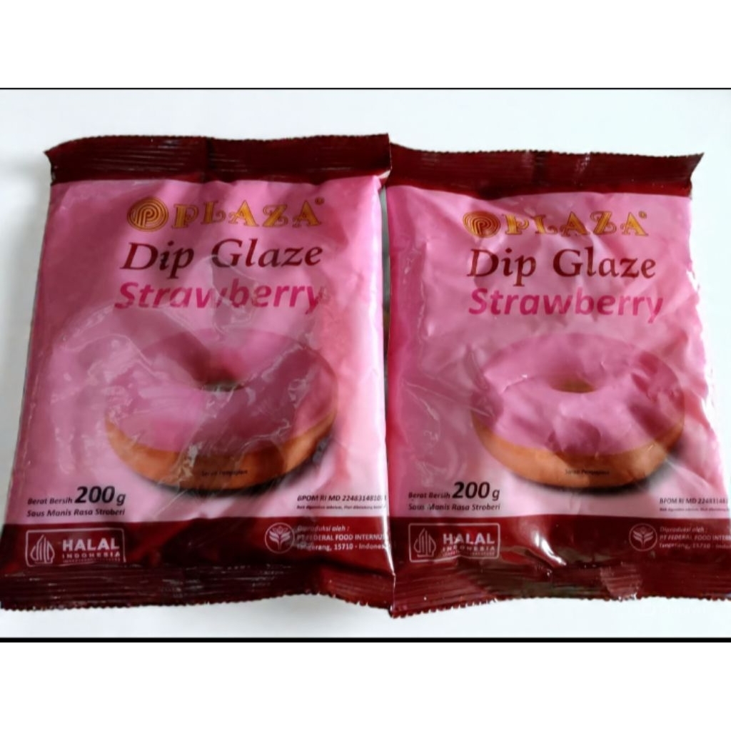 

Glaze plaza strawberry 200gr