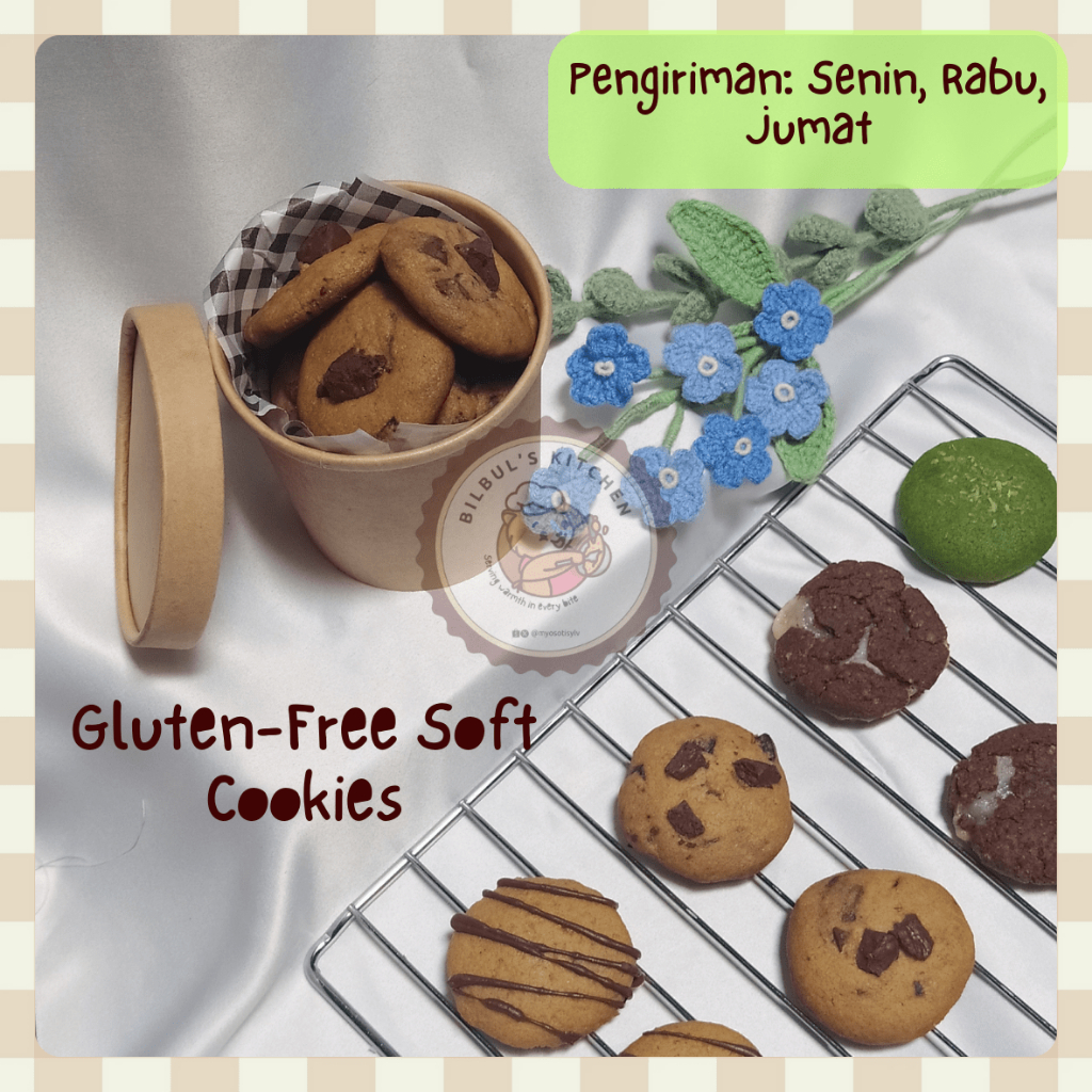 

[BILBUL'S KITCHEN] Gluten-Free Bites: Soft-Baked Cookies | Cookies Mocaf Bebas Gluten