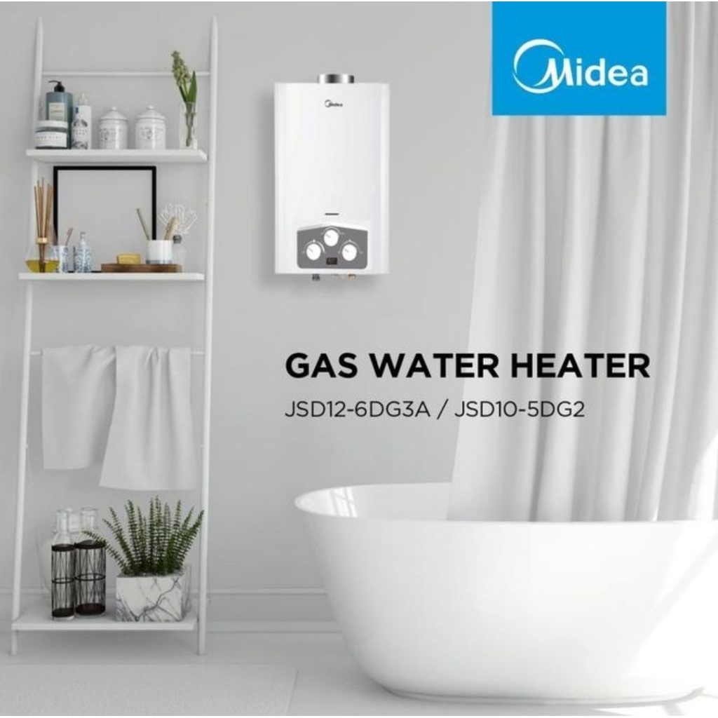 Water Heater Gas Mideal 5 Liter JSD10-5DHS1 / Water Heater Gas Midea