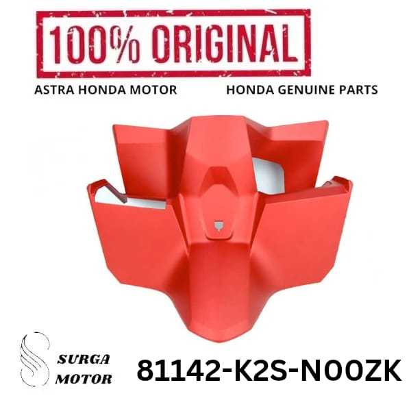 Cover Inner Upper Merah Red Doff Dop Matte Motor  Vario 160 K2S 2022 2023 2024 2025 81142K2SN00ZK 81