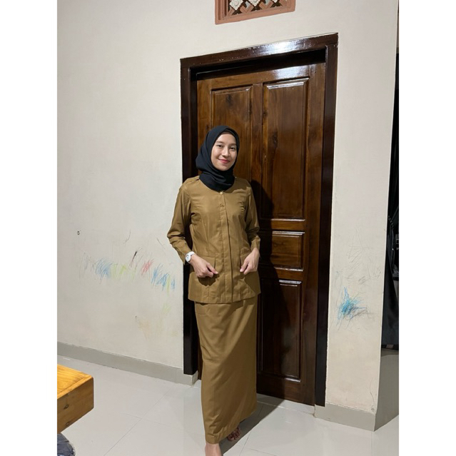 Baju Seragam ASN/ Baju Pemda/ khaki Wanita