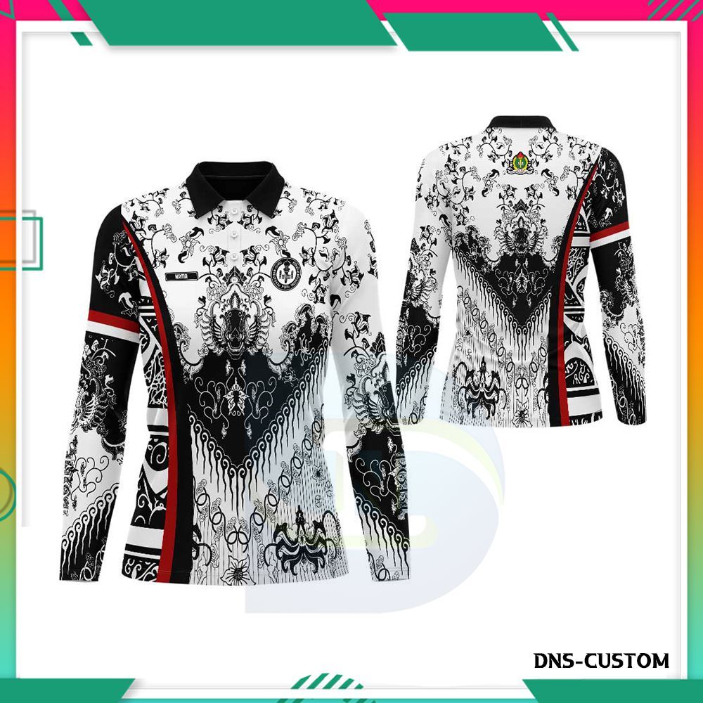 Kaos PGRI Wanita Fullprint / Baju Guru PGRI / Jersey Olahraga Guru PGRI Wanitau