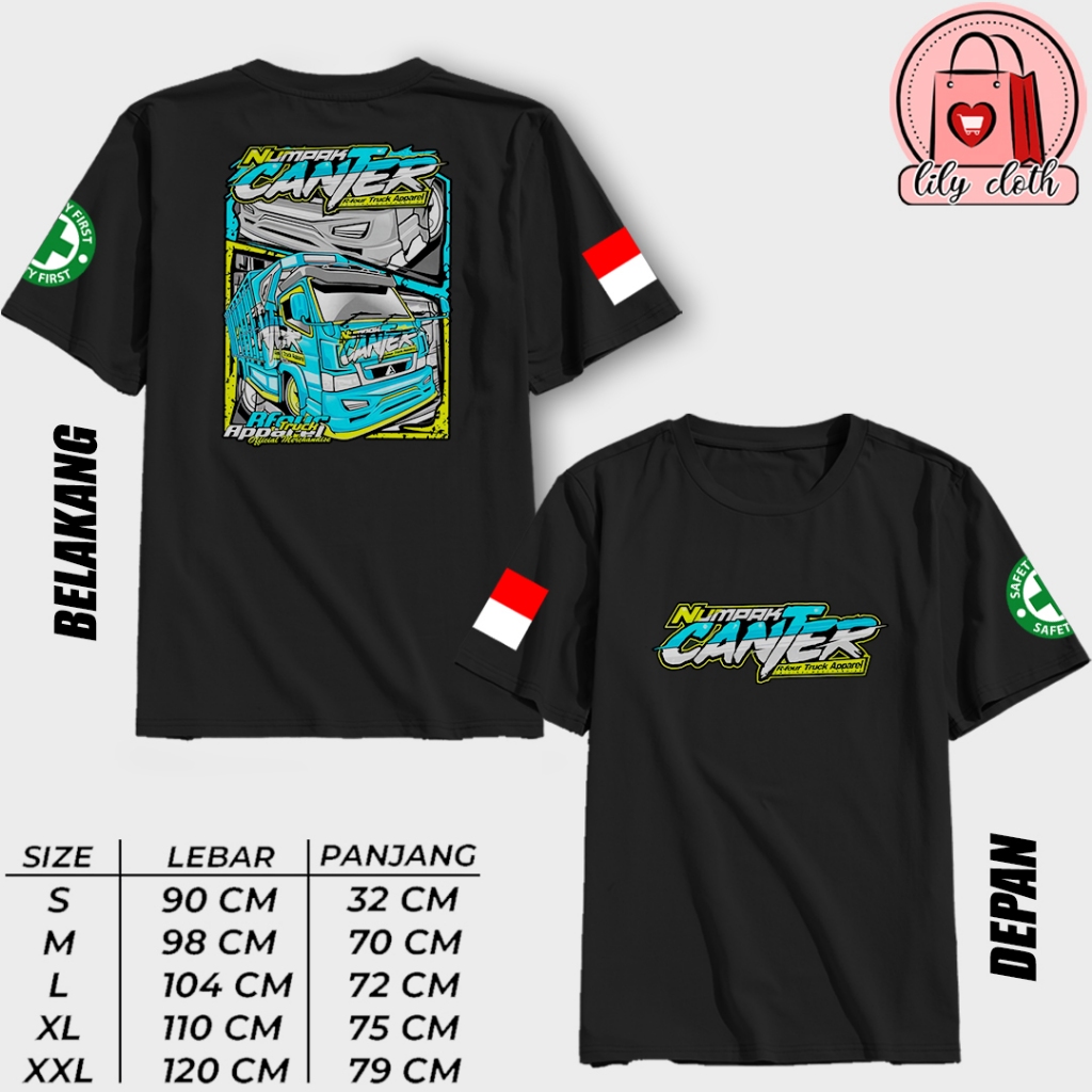 KAOS NUMPAK CANTER BAJU TRUK CANTER KEREN TERBARU KAOS DISTRO PREMIUM TSHIRT BISA COD
