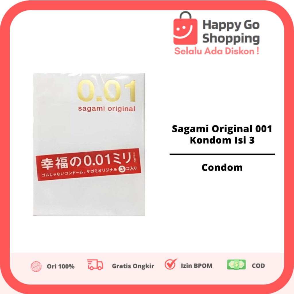 Sagami Original 001 Kondom Isi 3