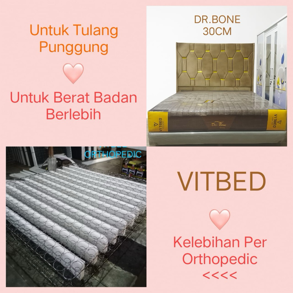 Springbed Vitbed Orthopedic