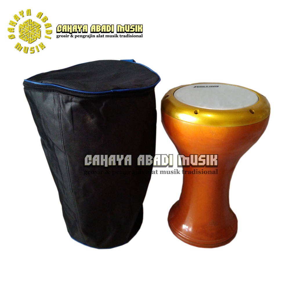 Tumbuk Dumbuk pinggang - batu kayu dan alumunium polos batik mika import 8 inch besar plus tas