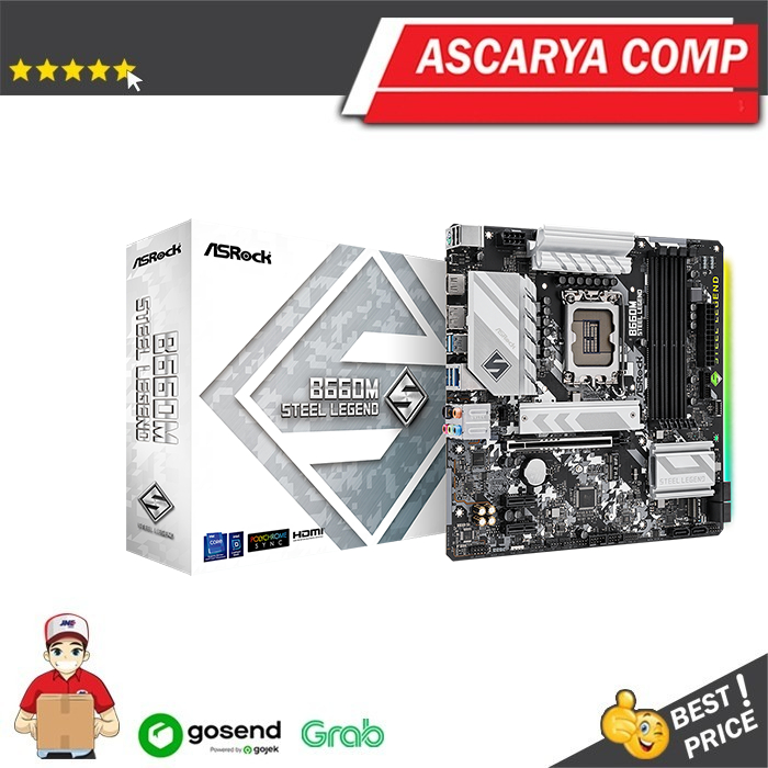ASRock B660M Steel Legend (B660, LGA 1700, DDR4)