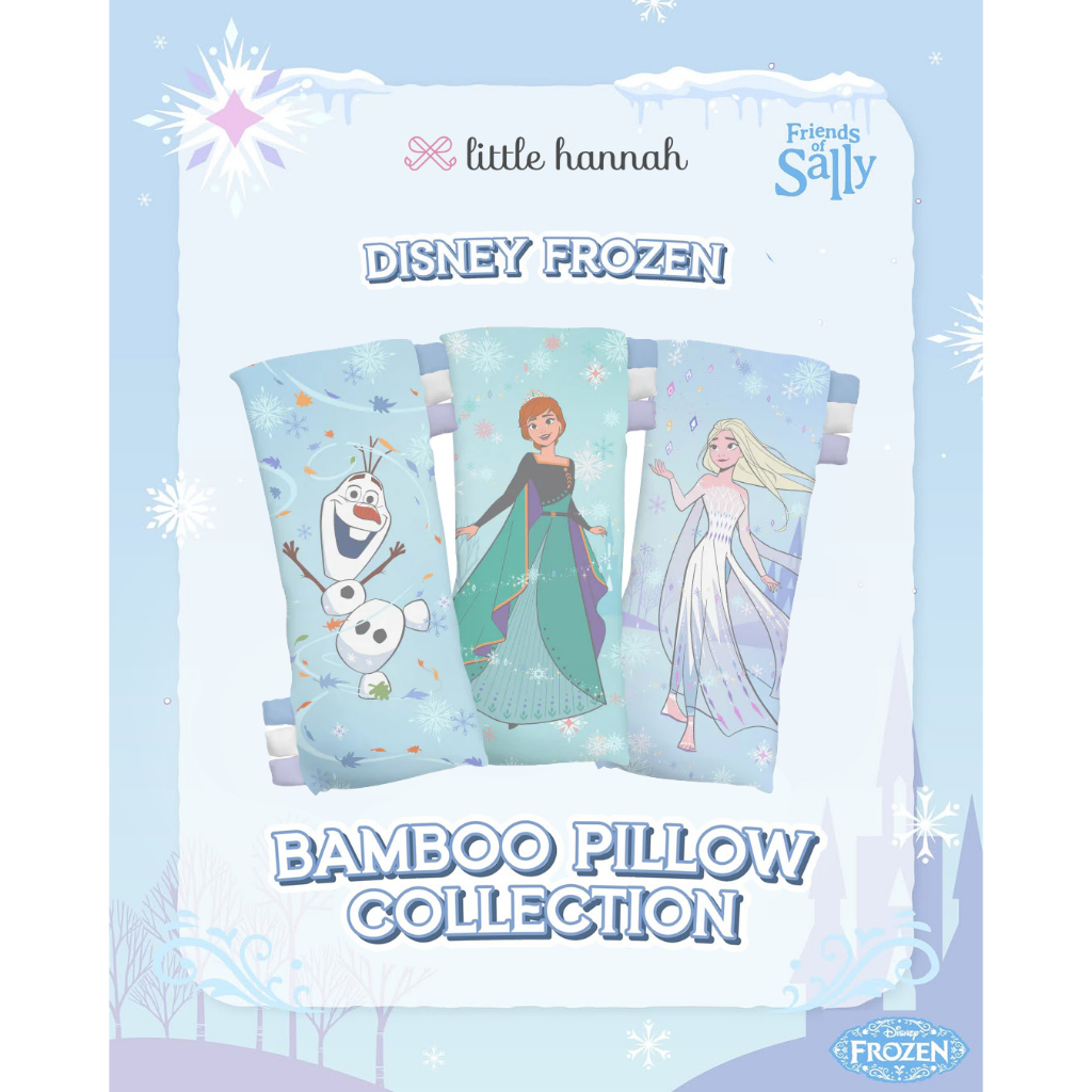 Bantal Guling Bayi Princess Frozen Karakter Disney untuk Anak - Bantal Peluk Lembut dan Lucu