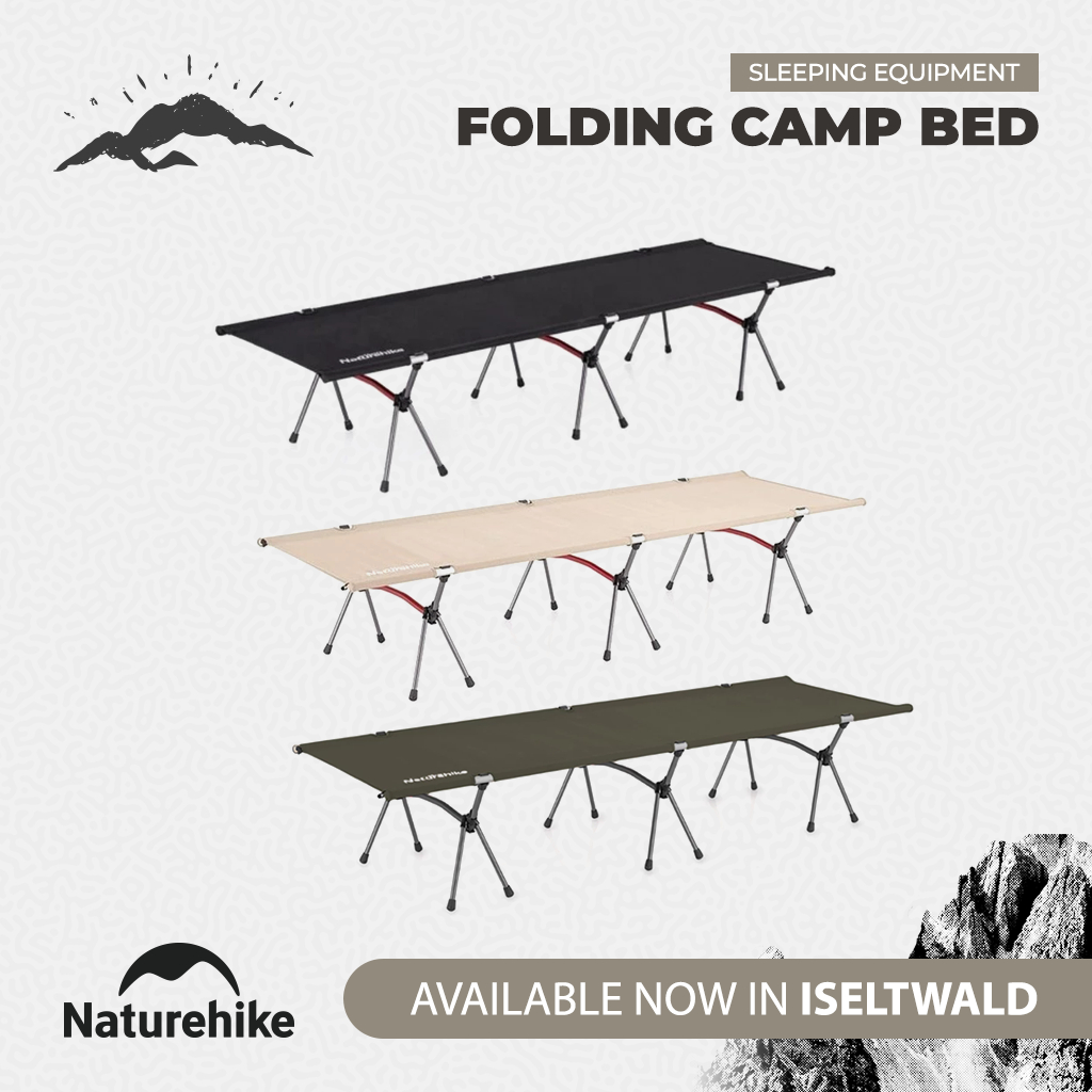 Naturehike Kasur Lipat Camping XJC04 NH19JJ006 Folding Camp Bed Portable