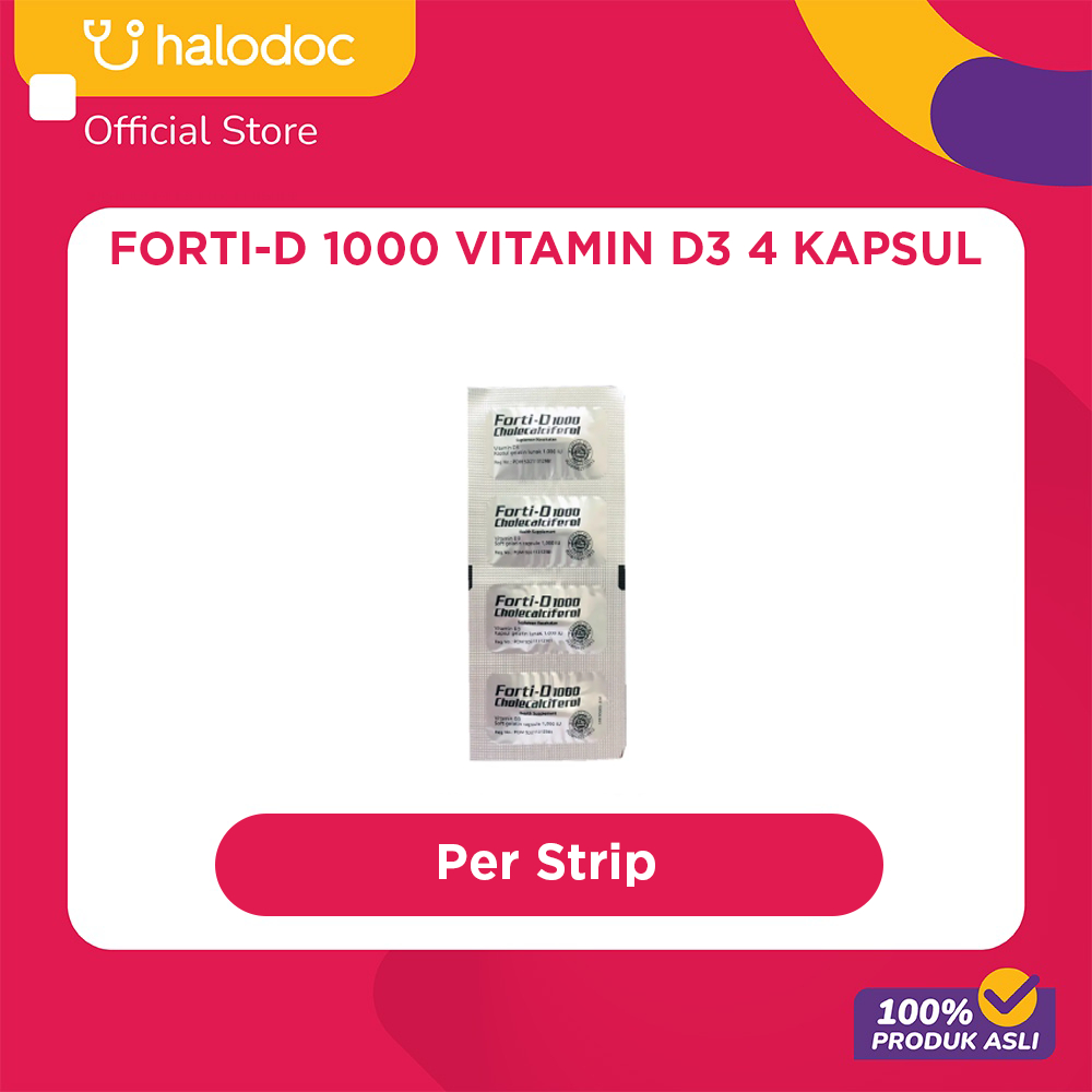 FORTI-D 1000 VITAMIN D3 4 KAPSUL