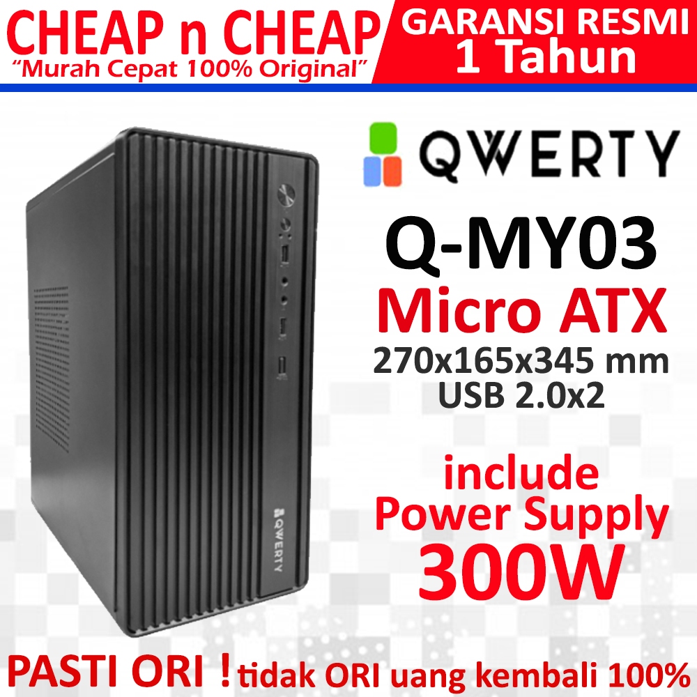 Case PC Qwerty Q-MY03 USB 2.0 - Casing PC Case Komputer