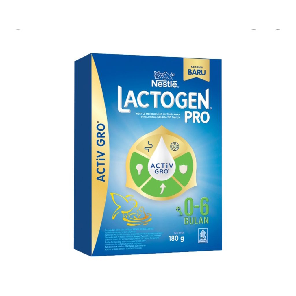 (180g)Lactogen 0-6 bulan Happynutri Susu formula box kecil