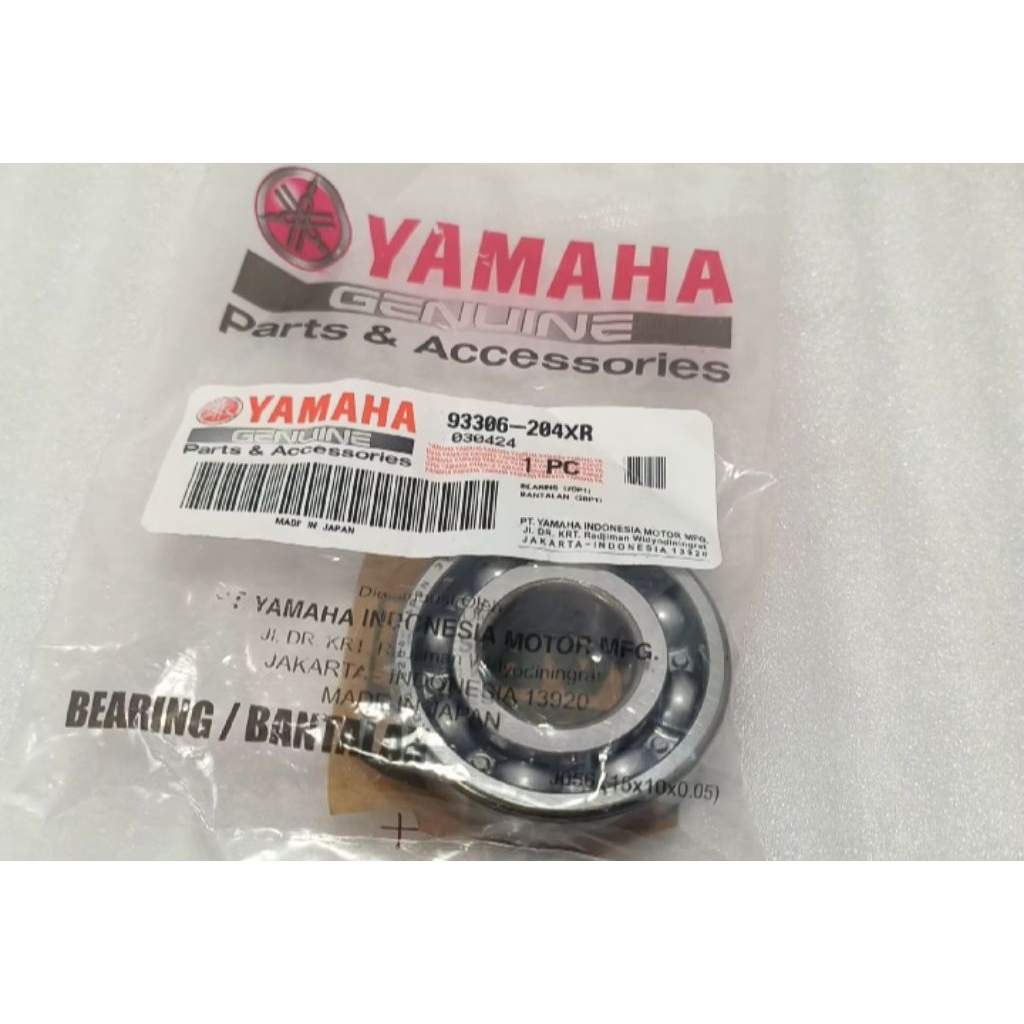 Bearing Laher Gigi Rasio Gardan 6204 Ass Pully Belakang Nmax Turbo ORI YGP 93306-204XR