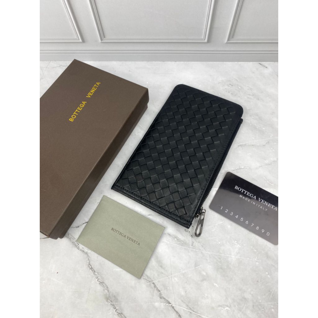 CARD HOLDER LEATHER ANYAMAN IMPORT DOMPET KARTU BV8099 MIROR