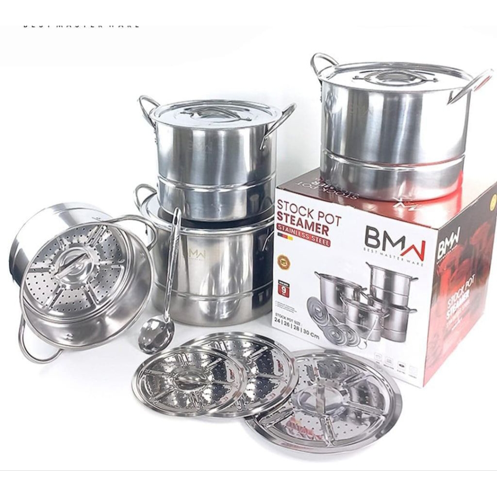 Panci Set Calypso BMW Plus Steamer • Panci Stockpot Calypso