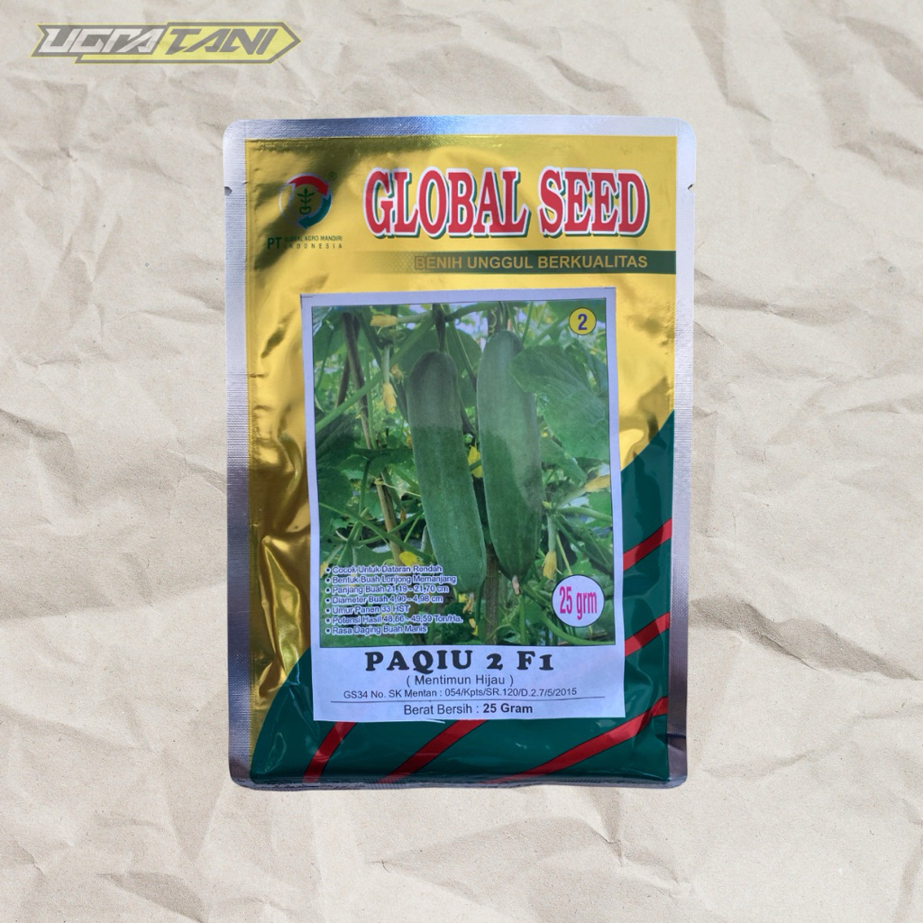 Benih Bibit Timun Paqui 2 F1 25gram