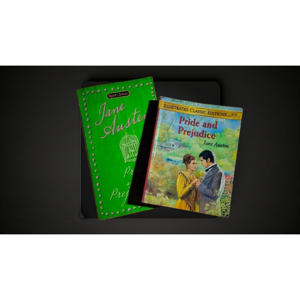 Jane Austen - Pride and Prejudice ENGLISH ORIGINAL PRELOVED SIGNET CLASSICS / ILLUSTRATED CLASSIC ED