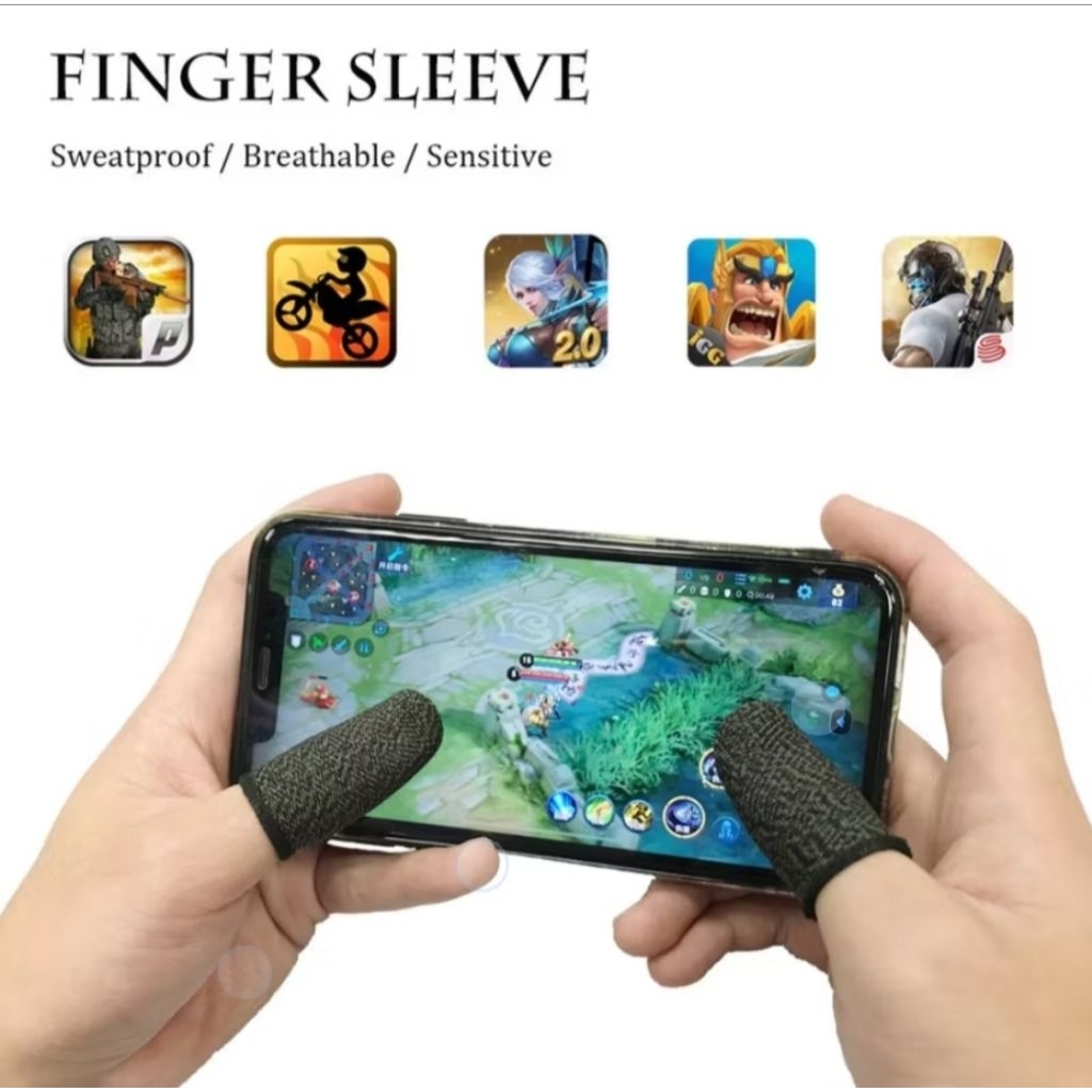 Sarung Jempol Kiri Kanan Gaming / kain Jempol Tangan Untuk Main Game PUBG dll