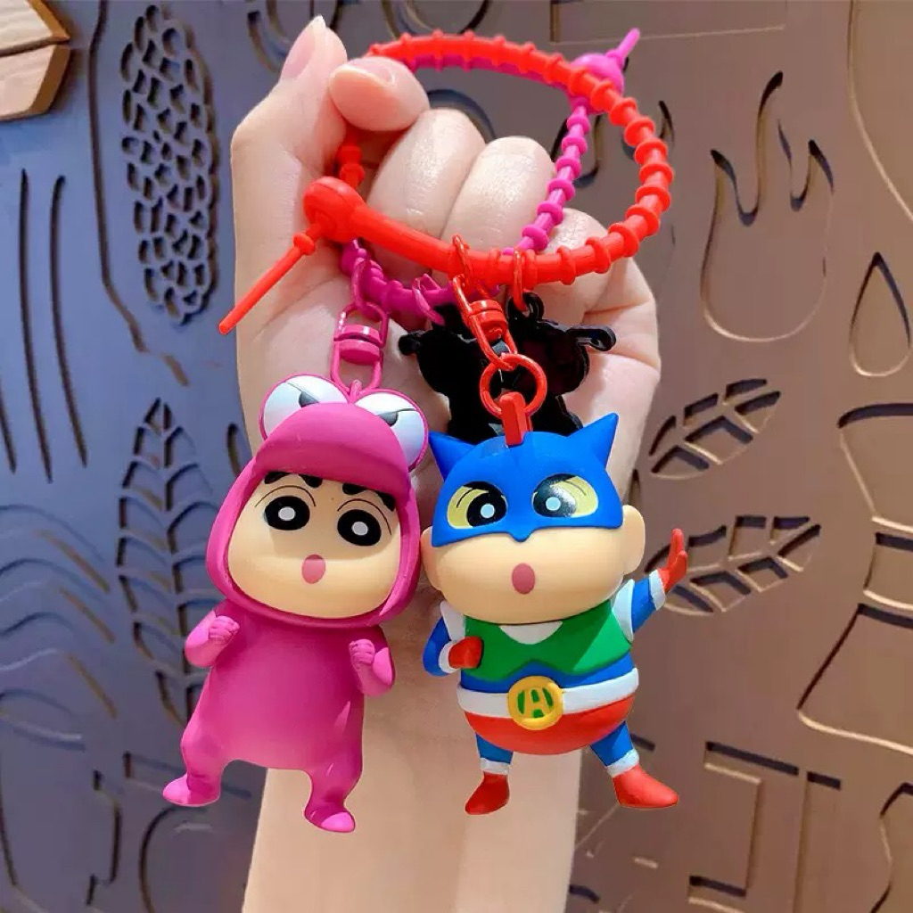 COCOLAND - Gantungan Kunci / Tali Hp / Phone Strap Sinchan / Shinchan / Crayon Shin Chan / Doraemon 