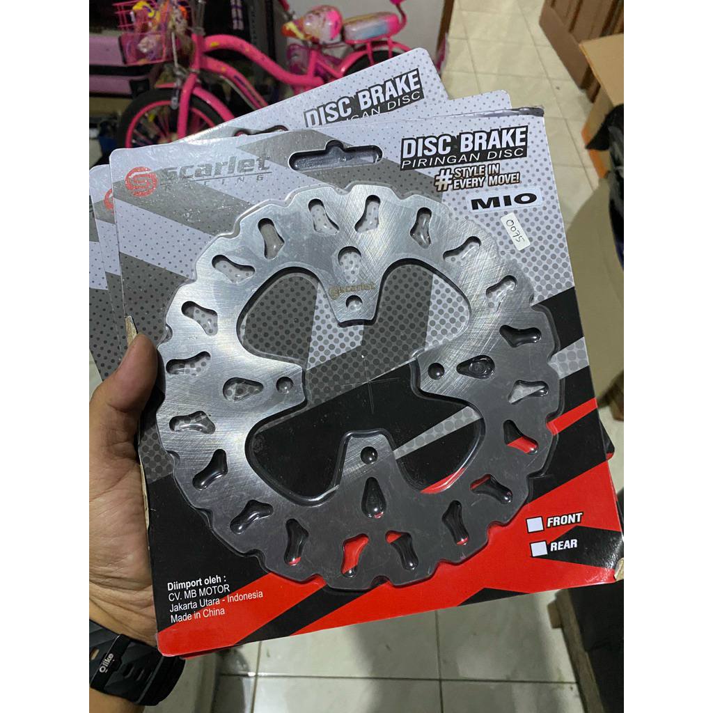 Disk cakram depan mio 200mm scarlet