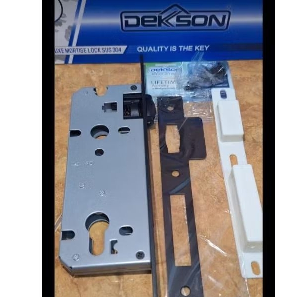 DEKSON RL DL 8485 Mortise Lock Body Kunci Lockcase Pelor pintu kayu kupu tarung