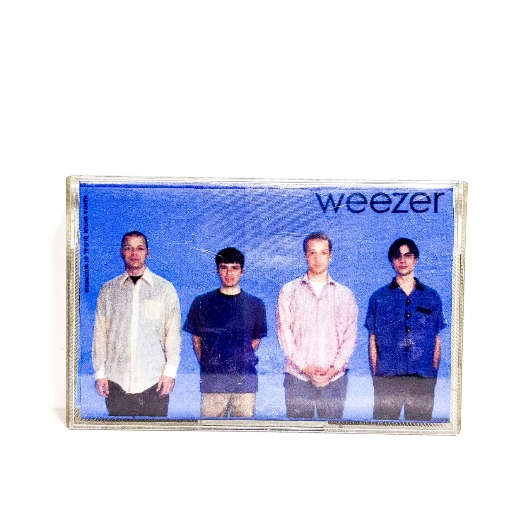 Kaset Pita Weezer Blue Album Casette Weezer Blue album
