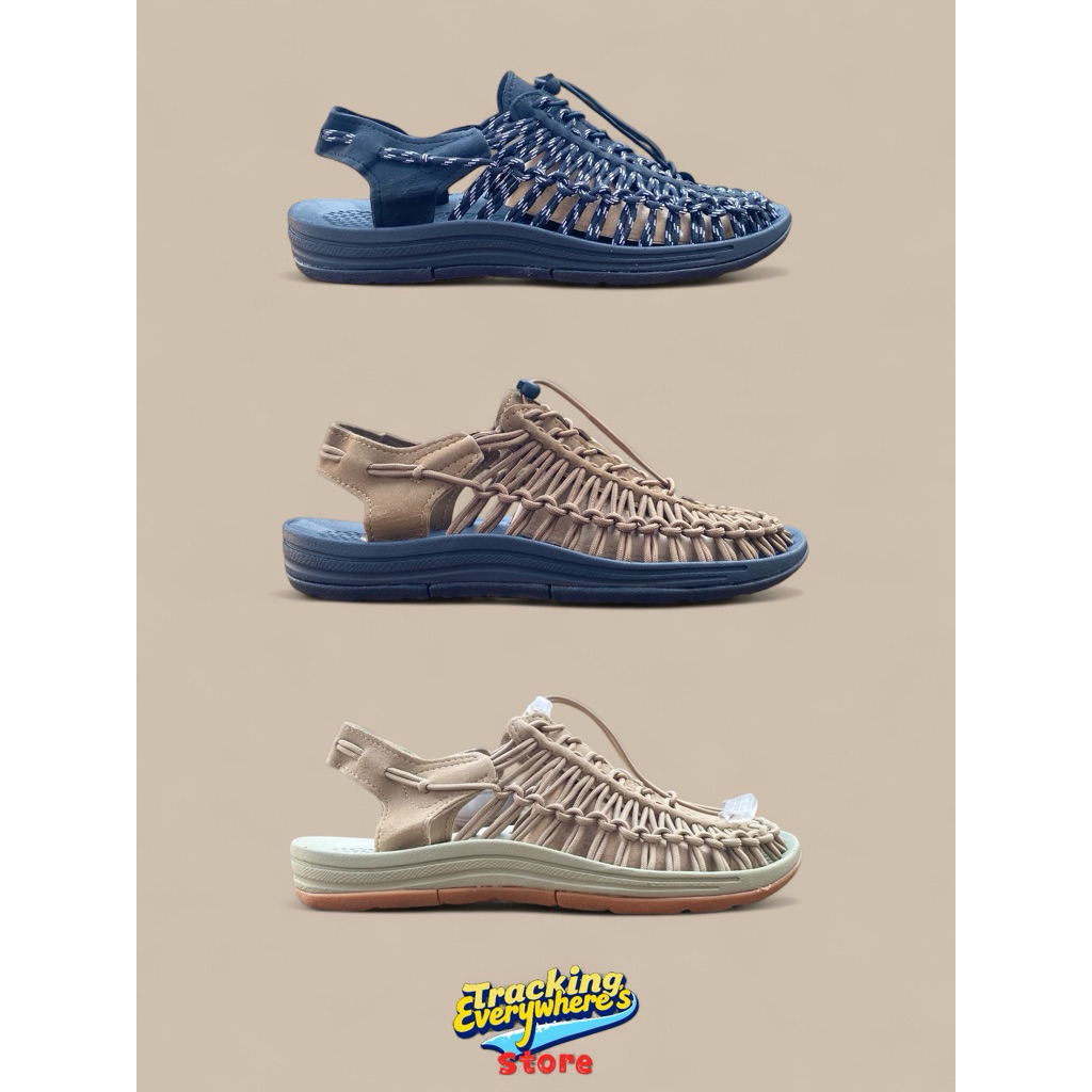 TRE - Sepatu Sendal Tali Pria - Sendal Gunung Pria - Sendal Hiking Pria - Sendal Tali Pria - Sendal 