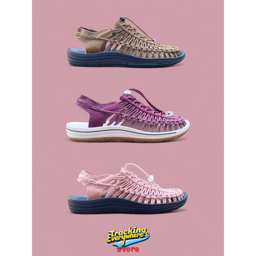 TRE - Sendal Tali Wanita - Sendal Gunung Wanita - Sendal Hiking Wanita - Sandal Tali Wanita - Sepatu