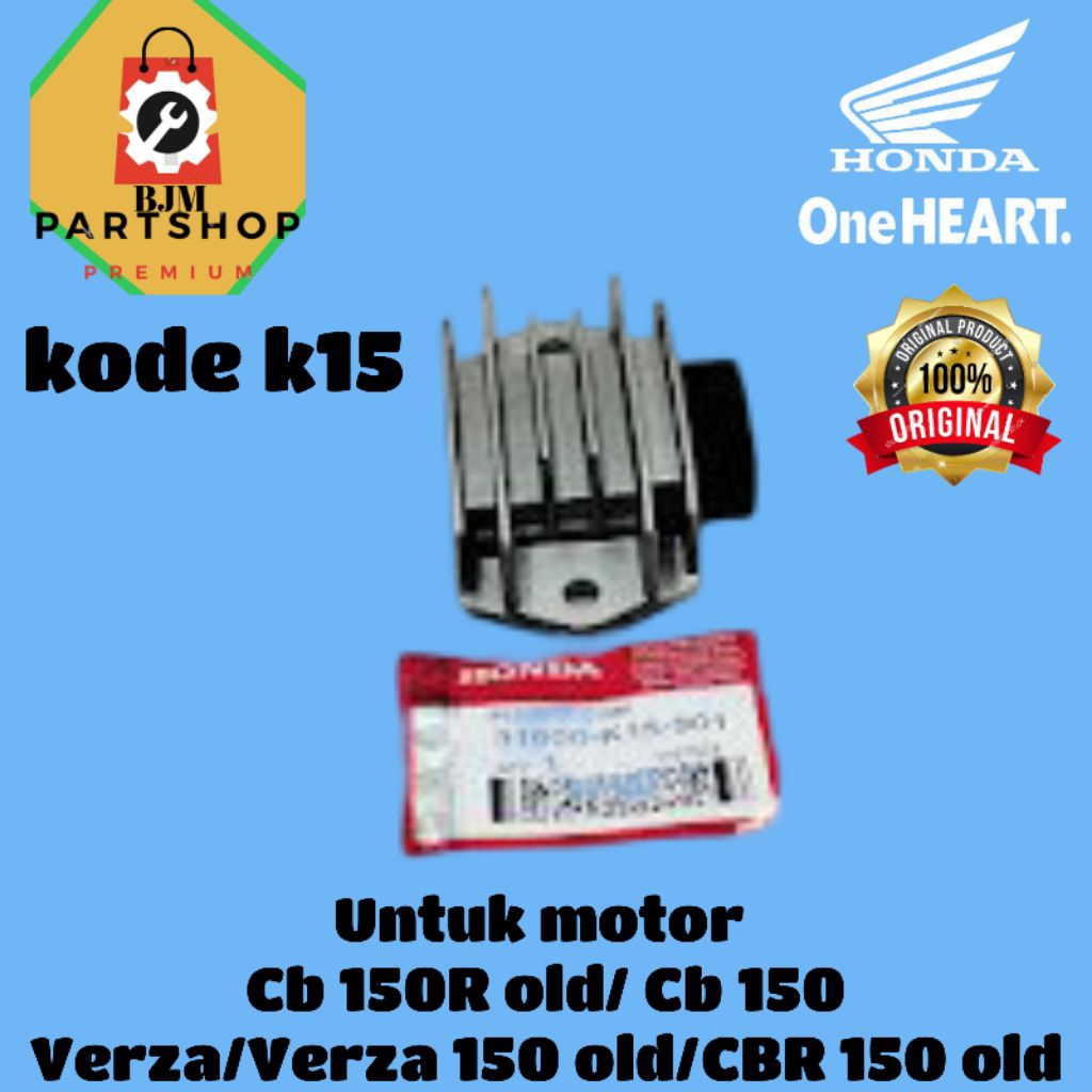 KIPROK ORIGINAL HONDA_K15_CB 150R OLD/CB 150, VERZA/VERZA 150 OLD/CBR 150 OLD
