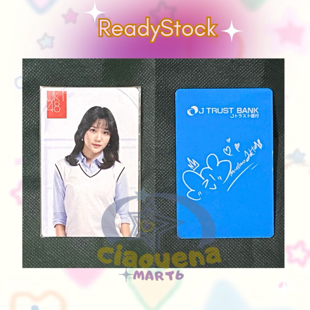Photocard Official JKT48 X JTRUST BANK - Marsha JKT48