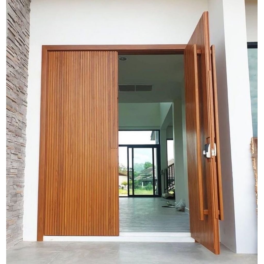 pintu jati solid pintu kuputarung jati pintu mewah pintu kusen jati