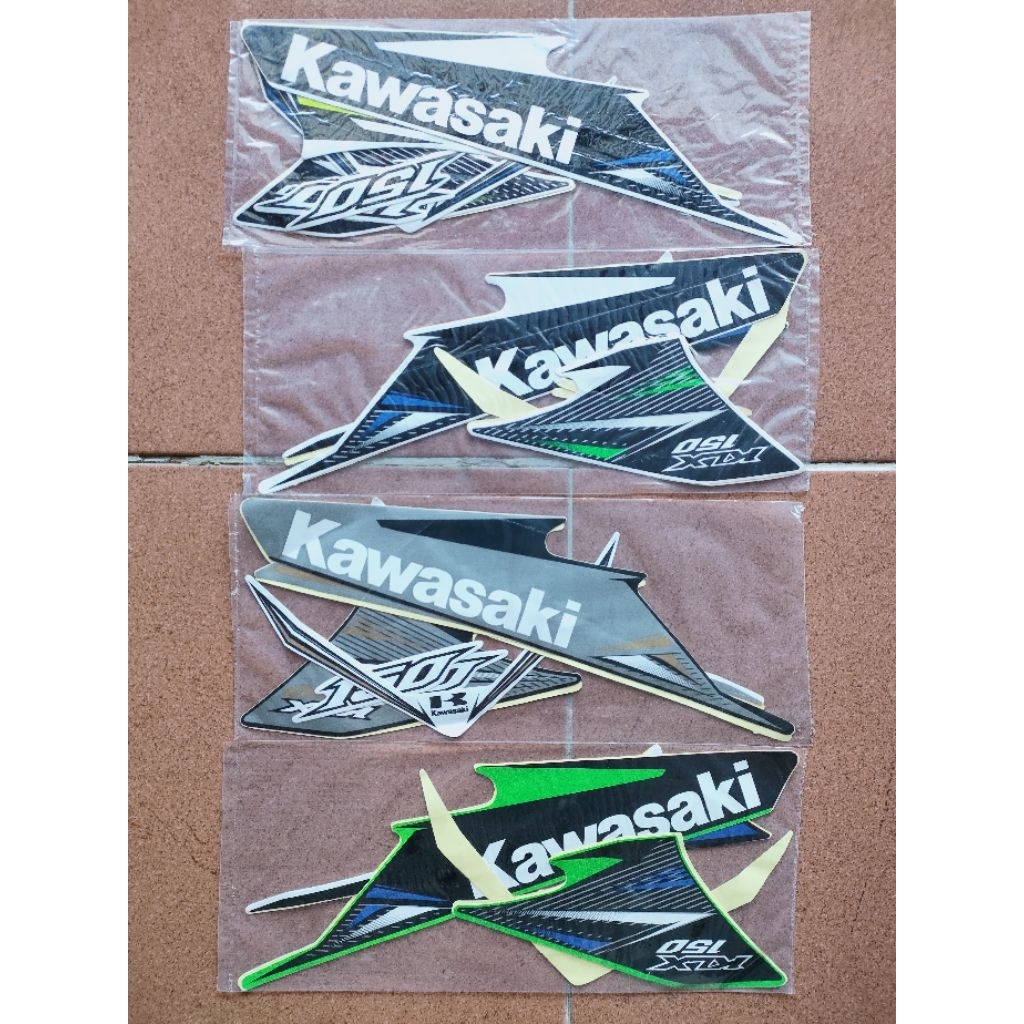 striping klx 150s 2014/stiker bodi motor klx 2014