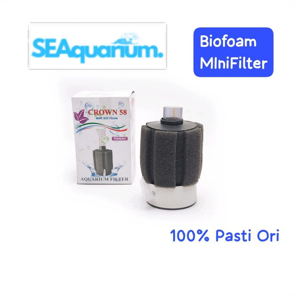 CROWN BIOFOAM Mini Filter Aquarium Ukuran Kecil